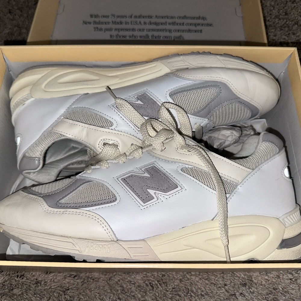 Teddy Santis x New Balance 990v2 Men's Size 12 Made in USA Sea Salt M990TC2
